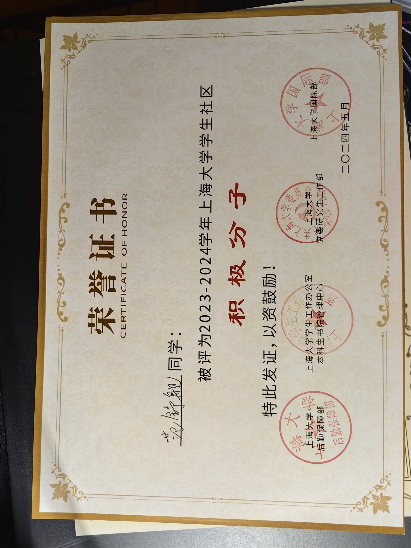 学生社区积极分子